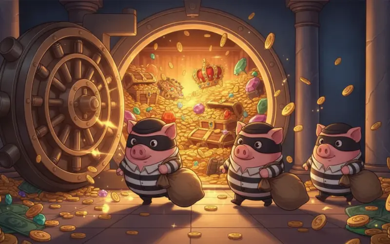 Bank Vault Pigs Hit the Slots September 9